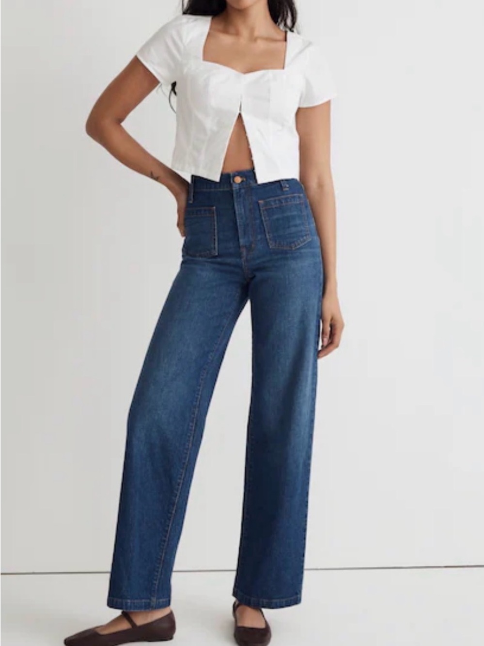 Madewell the perfect wide leg vintage Jean